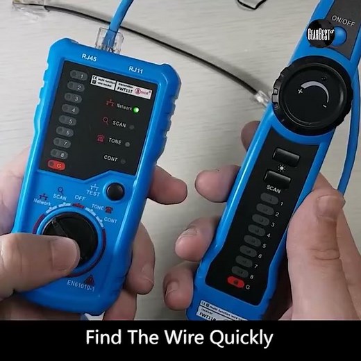 Wire Tracer: Test Equipment - Multifunctional RJ11 RJ45 Cable Tester Wire Tracker
