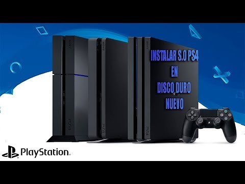 INSTALA SISTEMA OPERATIVO EN DISCO DURO NUEVO PS4