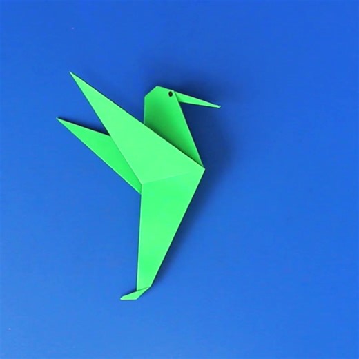 Colibrí Origami Fácil: Guía Paso a Paso