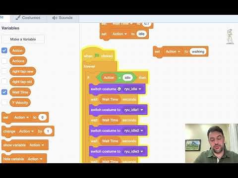 Animating a Sprite Sheet in Scratch Part 1 - Idle Animation