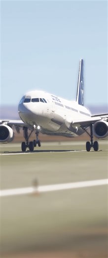 Lufthansa A319 Windy Departure from Casablanca #aviation #airbus #msfs