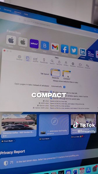 Safari Trick for a Cleaner MacBook Look 💻