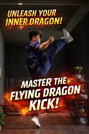 「How to do a Flying Dragon Kick? | 1分鐘教你【二起腳】」