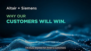11 reactions | Forward Together: The Power of Possibility! Hear from CTO Sam Mahalingham on how Siemens Digital Industries Software and Altair are combining forces to create the world's most complete AI-powered design and simulation portfolio. From lifecycle intelligence to comprehensive digital twins, we're helping customers create faster, build smarter, and scale beyond what was ever imagined. Learn more: https://bit.ly/4l1vW46 | Altair | Facebook