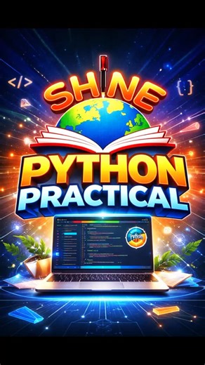 Computer coding with shine | Is video me aap Python Practical ko bilkul simple aur easy tarike se samajh paoge. Har concept ko step-by-step explain kiya gaya hai, jo... | Instagram