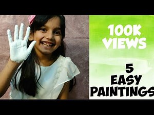 EASY PAINTING FOR KIDS || KIDS ACTIVITIES AT HOME || KIDS ART AND CRAFTS