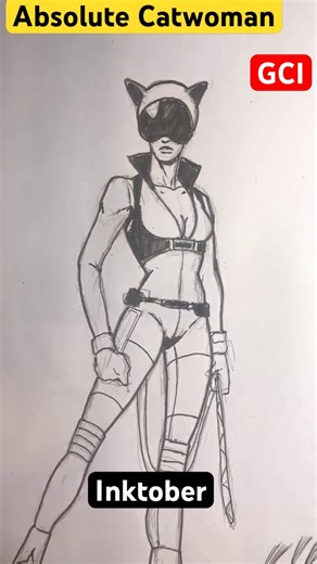 ABSOLUTE CATWOMAN / INKTOBER / DC COMICS / GCI STUDIOS