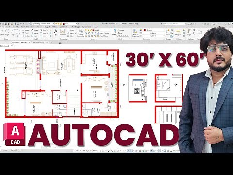 The Easy Way to Plan Your Dream 30'x60' House with AutoCAD in 4 Hours