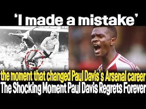 ‘I made a mistake’: the moment that changed Paul Davis’s Arsenal career