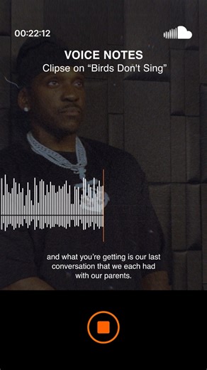 Clipse opens up about loss, grief, and everything that lingers in between. Hear their unfiltered Voice Notes, only on SoundCloud. https://ow.ly/5WZs50WS9zr | SoundCloud