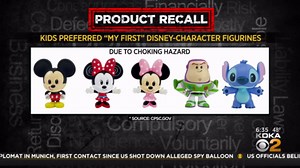 Disney figurines recalled due to possible choking hazard