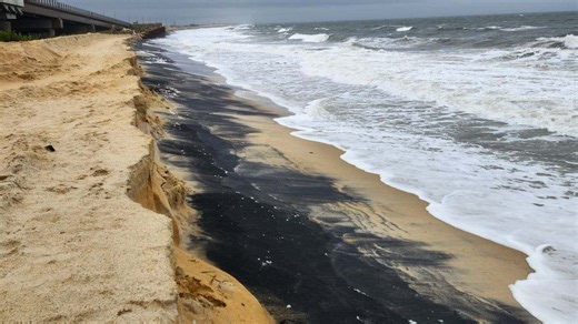 Erosion caused by high tide leads to closure of North Inlet Day Area pedestrian crossings