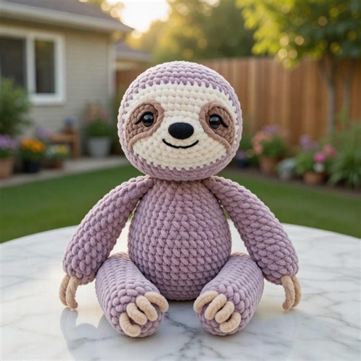 Sloth Crochet Pattern PDF | Amigurumi Animal Toy, Beginner Friendly (digital Download) - Etsy