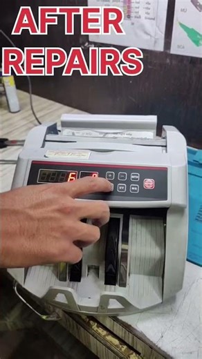 CASH counting MACHINE REPAIR #youtubeshorts #viral #shorts