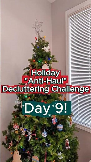 Day 9! Holiday "Anti Haul" Decluttering Challenge! #shortsvideo #decluttering #declutterchallenge