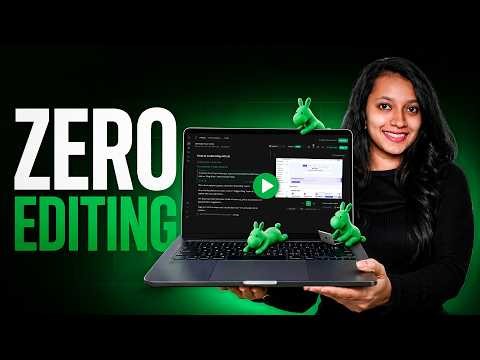Create YouTube Tutorials Without Editing (AI Does Everything!)