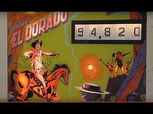 1975 Gottlieb EL DORADO pinball machine