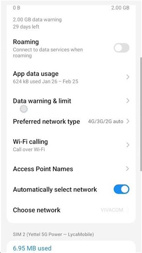 how to enable VoLTE 3G/2G/LTE SIM2 in ZTE MyOS phone