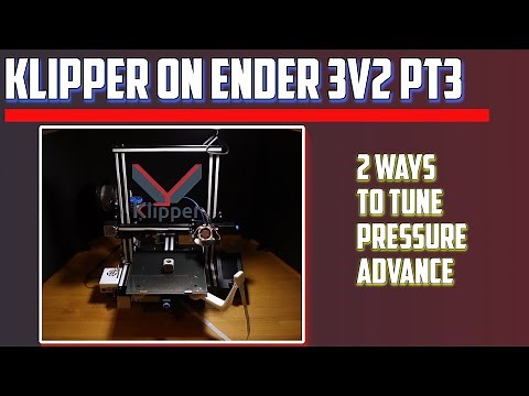 Klipper Pressure Advance Tuning on the Creality Ender 3v2