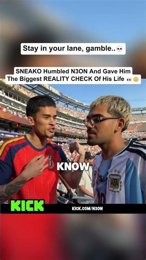 Sneako Brutally humbled N3ON..💀👀 #streamer