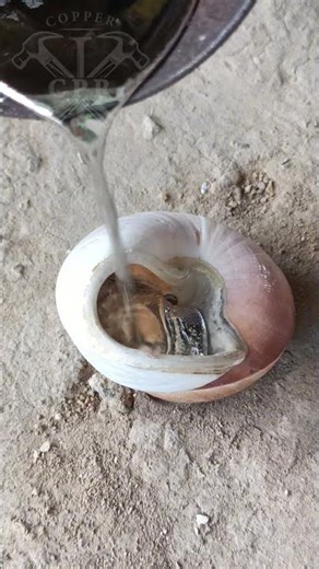 Amazing Snail Shell Sculpture from Scrap Metal: Perfect Restoration #shorts