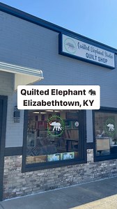 4.2K views · 26 reactions | I got to visit the Quilted Elephant Studio in Elizabethtown, Kentucky a few weeks ago. It is a lovely store with a wonderfully friendly owner. I highly recommend this store! Give them a visit! @quiltedelephantstudio #quiltshop #etownky #elizabethtown #quiltingcotton #elephants #fabricshopping #fabricstore #shoplocal | She Sews Seams | Facebook