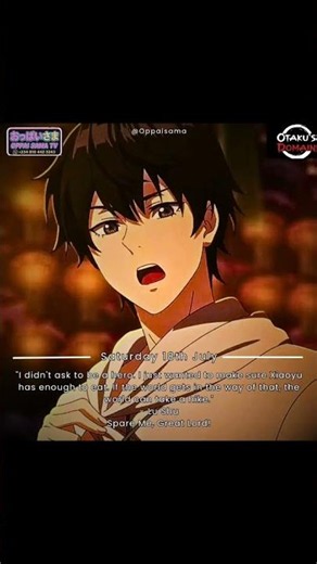The Real Motivation of an Anti-Hero | Iconic Lu Shu Quote (Spare Me, Great Lord!) #anime