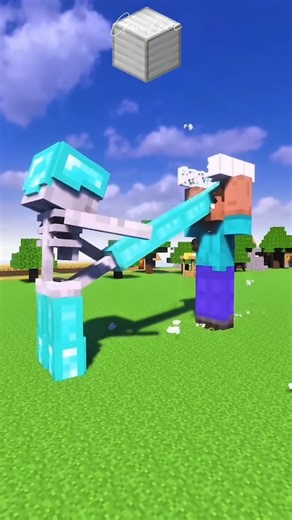 Skeleton Sword x All Blocks! #minecraft #roblox