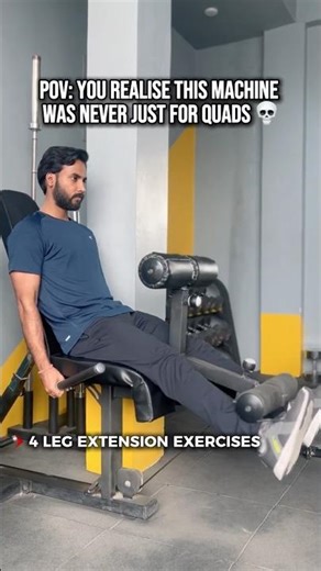 LEG DAY HACK: This “Quad” Machine Does 4 Exercises 🔥 #shorts
