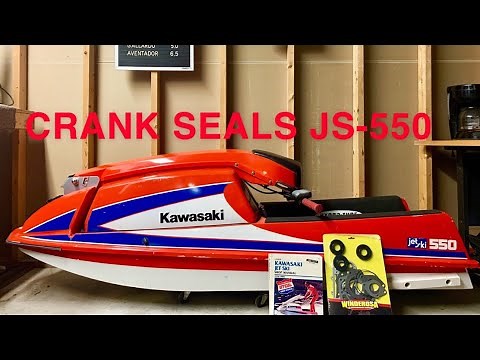 KAWASAKI JS-550 stand up Jetski (Crank Seals / Rebuild ) INTRO PART 1
