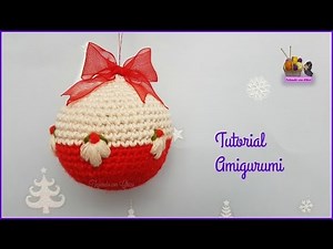 Tutorial amigurumi - Bola navideña 2 (English subtitles)