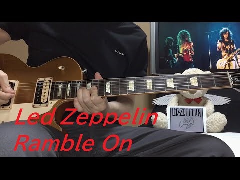 Led Zeppelin Jimmy Page Ramble On Guitar Cover
