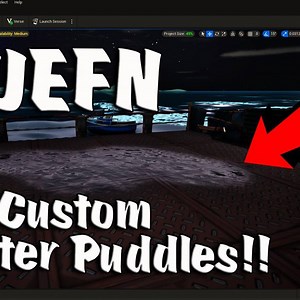 Custom Moving Water Puddles | Community tutorial