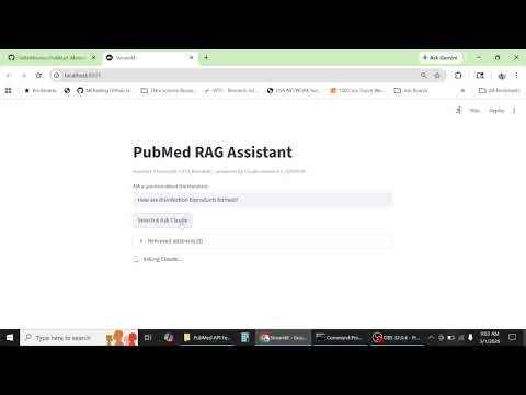 PubMed API Claude Search Query Demo