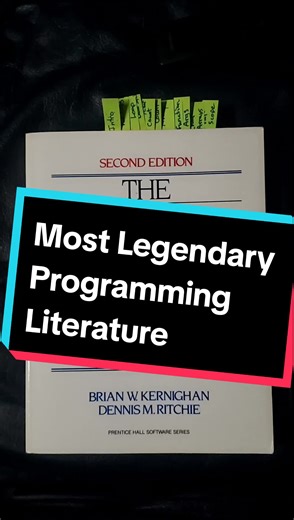 A Most Legendary Programming Book! Title: The C (ANSI C) Programming Language Authored: Brian W. Kernighan Dennis M. Ritchie ISBN: 0-13-110362-8 #books #booktok #devcrew #programming #developer #engineering #computerscience