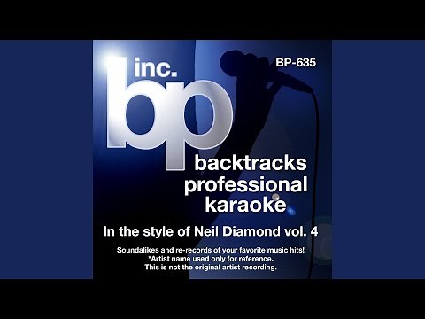 Morningside (Instrumental Track Without Background Vocal) (Karaoke in the style of Neil Diamond)