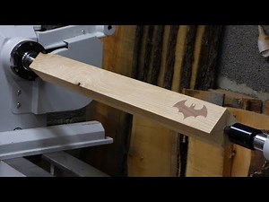 Woodturning: Crafting a baseball bat from scratch!