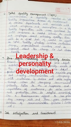 notes:leadership and personality development. All graduation classes.