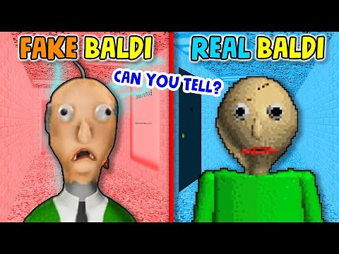 CRAZIEST BALDI RIPOFF EVER….(Can You Tell The Difference?) | Baldi’s Basics Knock Offs/Rip Offs