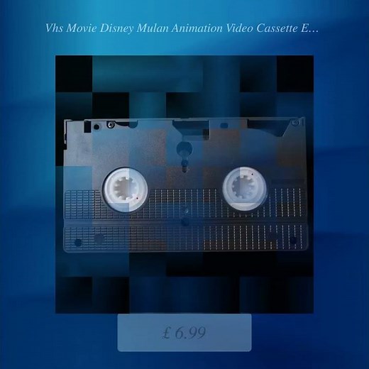 Vhs Movie Disney Mulan Animation Video Cassette Eddie Murphy Vintage