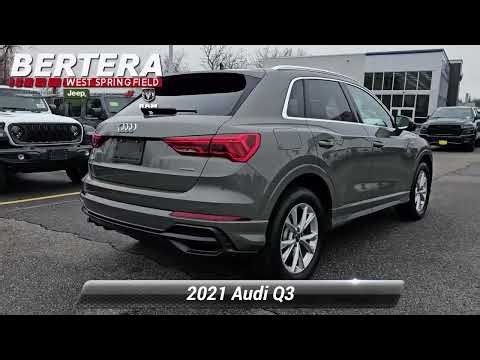 Used 2021 Audi Q3 Premium 45 TFSI S line quattro Tiptronic, West Springfield, MA P10104