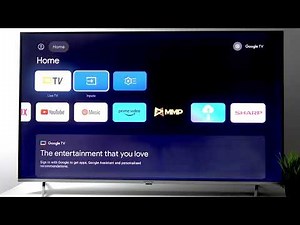 SHARP QLED 2025 – How to Use Quick Settings Menu