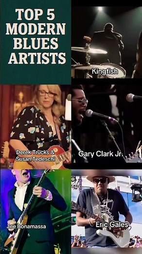 🔥 Top 5 Modern Blues Artists Keeping the Genre Alive 🔥