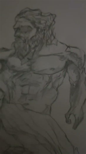 Zeus! ⚡️⚡️ #artwork #drawing