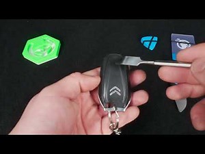 Citroën C3 – How to Change Keyfob Battery