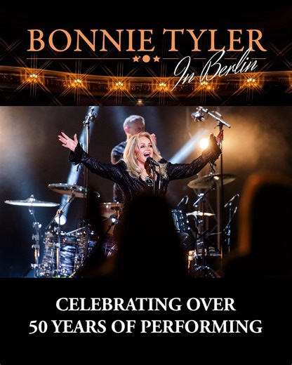 2.2K views · 43 reactions | Bonnie Tyler’s new live album ‘In Berlin’ is out today: an album full of classics and Bonnie’s most recent hits! Recorded back in 2019 on her phenomenal 'Between The Earth And The Stars' tour, Bonnie Tyler takes you on an impressive journey through her musical eras. Now it is ready to be enjoyed and cherished. : Alexander Mertsch #BonnieTyler #InBerlin #LiveAlbum #NewAlbum | earMUSIC | Facebook