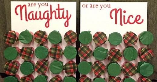 Naughty or Nice Family Christmas Game to Make