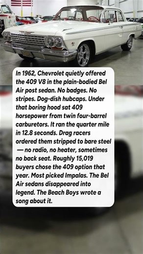 This Chevy Bel Air Grocery Getter Hid Chevrolet's Most Violent V8 #shorts #automobile #cars
