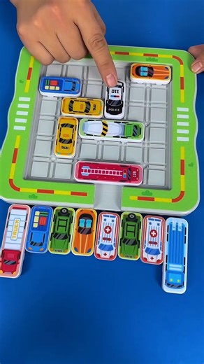 Police Car Escape Challenge Who Will Clear The Way #shorts #stationery