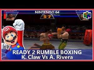 Ready 2 Rumble Boxing - K. Claw Vs A. Rivera (Nintendo 64)